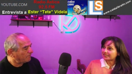 Entrevista a Estela &quot;Tete&quot; Videla por &quot;Unidos por San Juan&quot; en Caída Libre