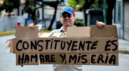 Venezuela: la oposici&oacute;n reta a Maduro con una gran marcha contra la Constituyente