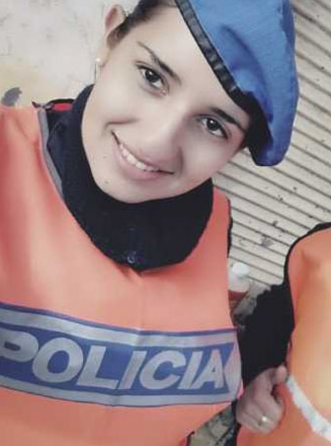 Una mujer policía murió baleada durante un entrenamiento