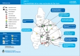 Mapa de transitabilidad de San Juan 26/01/2017