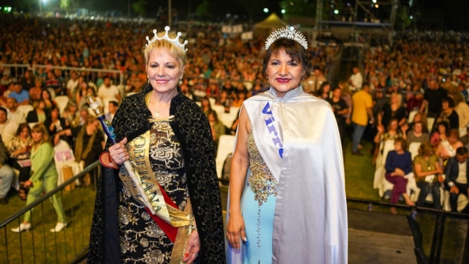 Desde Capital llegó Encarnación Linares para convertirse en la nueva reina de las Personas Mayores