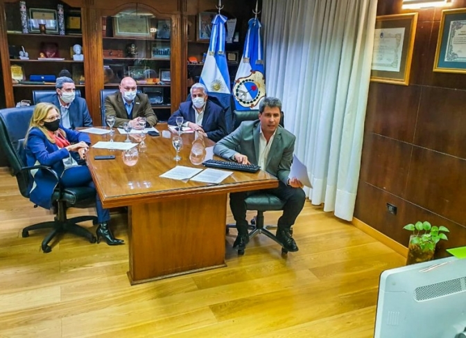 Uñac encabezó videoconferencia con los ministros Kulfas, Guzmán y De Pedro