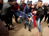 Los palestinos claman &quot;venganza&quot; tras la matanza en la protesta contra Israel