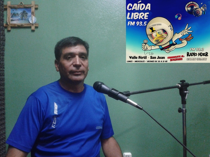 Miguel &quot;Lito&quot; Acosta en el programa &quot;Caida Libre&quot; en la 93.5