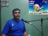 Miguel "Lito" Acosta en el programa "Caida Libre" en la 93.5