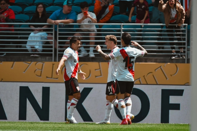 River debutó con una victoria ante Urawa Red Diamonds en el Mundial de Clubes