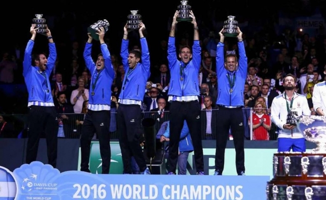 Argentina campeón de la Copa Davis