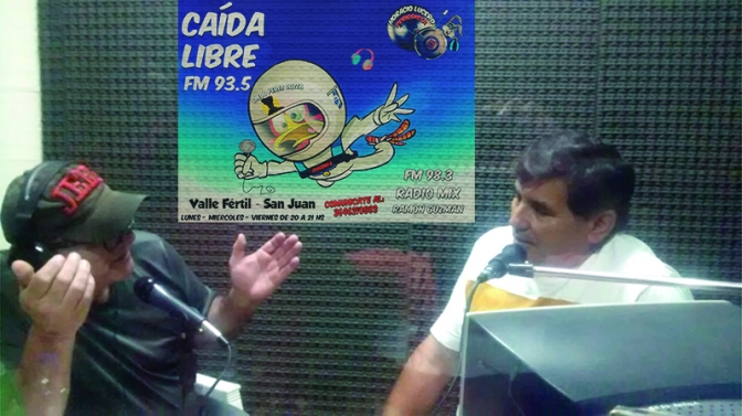 Angel Carrizo en el programa &quot;Caida Libre&quot; en la 93.5