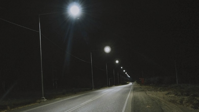 Nueva iluminación para una importante ruta provincial