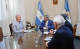 El nuevo presidente de Energía San Juan visitó Casa de Gobierno