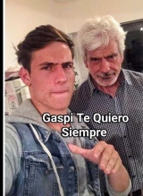 La conmovedora despedida del pap&aacute; de Gaspi: &ldquo;Dolor&rdquo; y &ldquo;Te quiero siempre&rdquo;