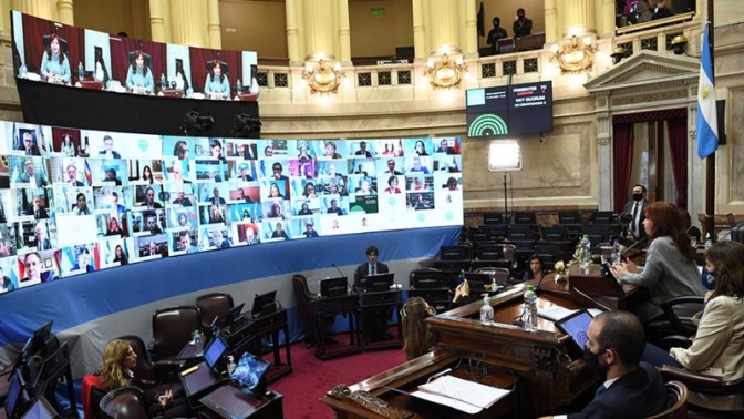 El Senado aprobó por unanimidad la Ley de Educación a Distancia
