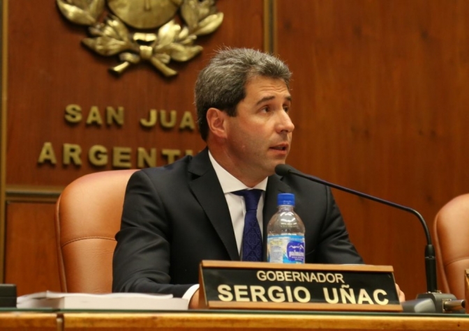 Sergio Uñac abrió la Primera Sesión Ordinaria del 2018