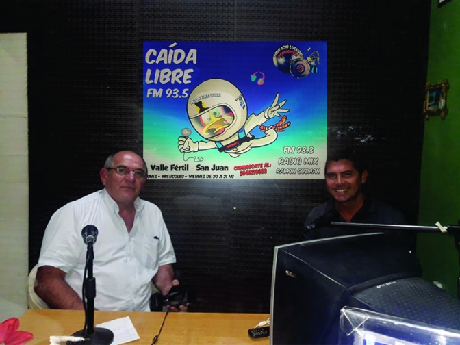 Marcelo Orrego en el programa &quot;Caida Libre&quot; en la 93.5