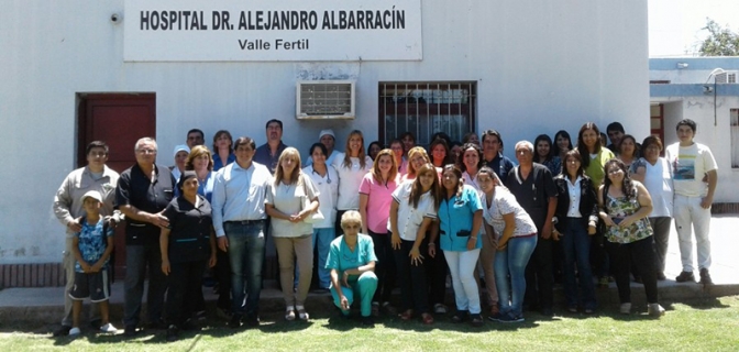 La ministra de Salud visitó el Hospital y los centros de Salud de Valle Fértil