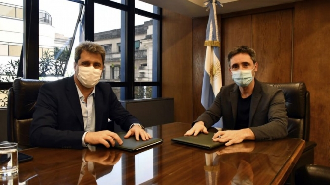 El gobernador Uñac se reunió con el titular del CFI, Ignacio Lamothe