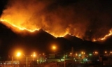 Incendio forestal en San Luis