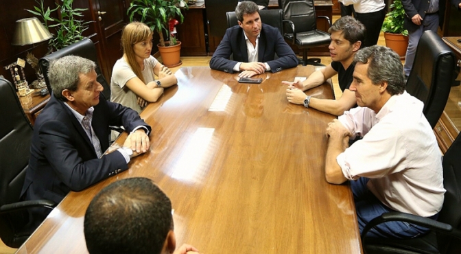 Visita protocolar de Axel Kicillof