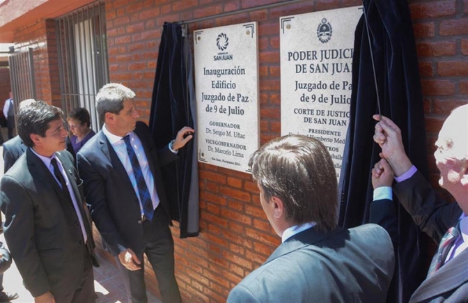 Inauguraron Juzgado de Paz en 9 de Julio