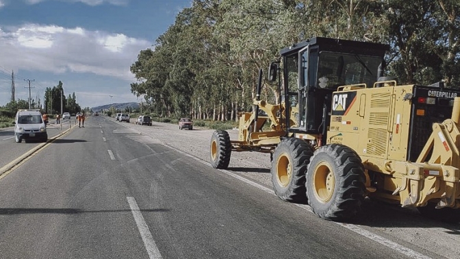 Luego del sismo, avanzan los trabajos en las rutas de la provincia afectadas