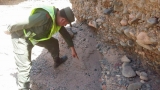 Una patrulla de gendarmes halla piezas arqueológicas en Iglesia