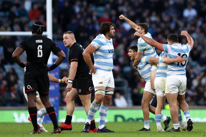 Los Pumas vencen a Inglaterra en Londres por segunda vez en la historia