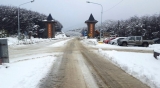Continúa nevando en pleno mes de octubre en Ushuaia