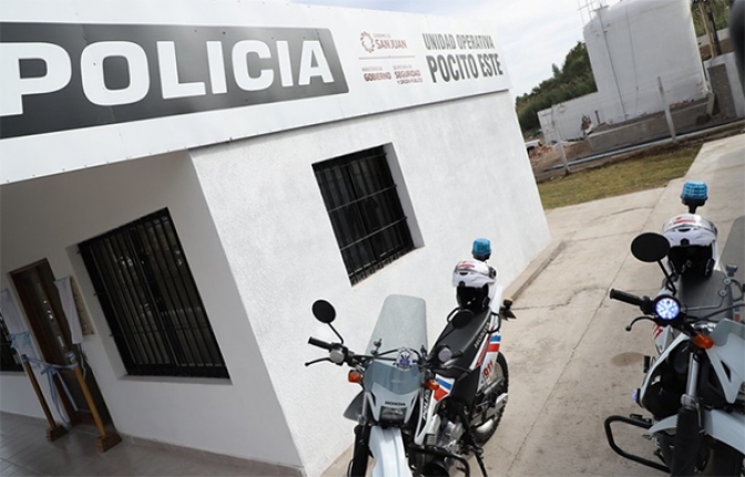 Uñac inauguró en Pocito una unidad operativa policial