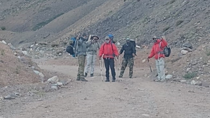 Rescate en el cerro Mercedario