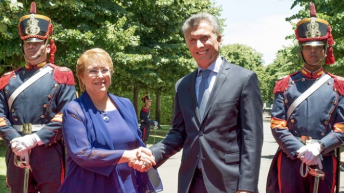Macri y Bachelet conmemoraron en Chile los 200 años de la batalla de Chacabuco