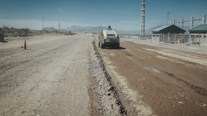 Avanzan los trabajos para renovar una ruta provincial clave en Ullum