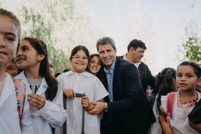 La apertura del Ciclo Lectivo 2023 fue en la escuela Mercedes Nievas de Castro, en Zonda
