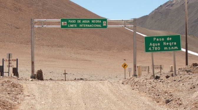 Paso internacional Agua Negra, hacia Chile, cerrado temporalmente