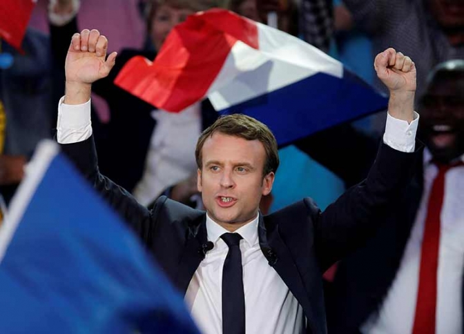 Emmanuel Macron presidente de Francia