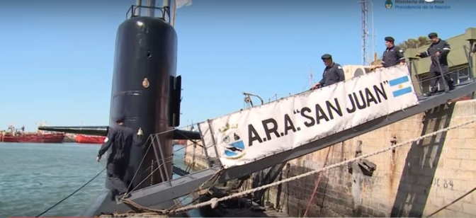 Desesperada búsqueda de un submarino argentino con 38 personas a bordo
