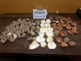 13 papas de cerámicas ocultaban 1 kilo de cocaína