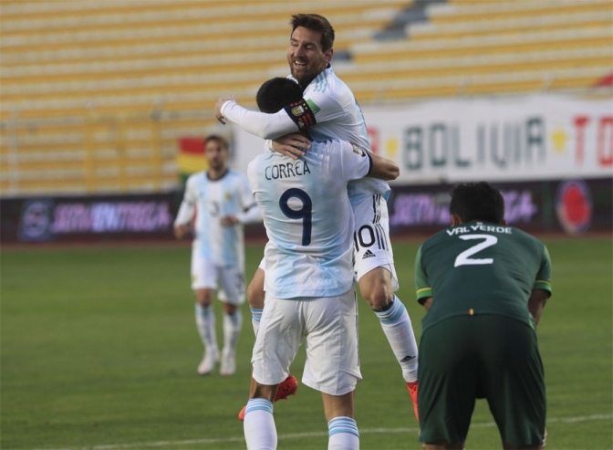 Argentina estuvo a la altura con el triunfo ante Bolivia en La Paz