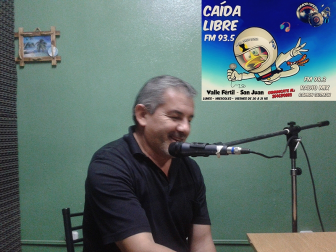 Intendente Omar Ortiz en el programa &quot;Caida Libre&quot; en la 93.5