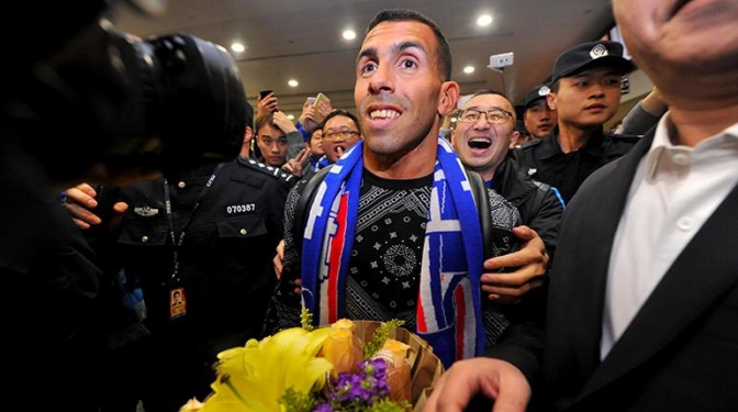 Tevez, nuevo rey del fútbol chino