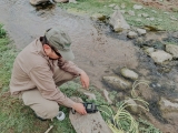 Ambiente realizó un monitoreo de ríos y embalse en Valle Fértil