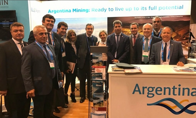 San Juan inauguró su stand en la Feria Minera de Toronto