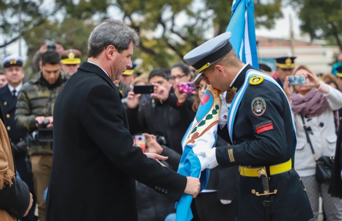 La Bandera Ciudadana fue protagonista en un nuevo aniversario de la Fundación de San Juan