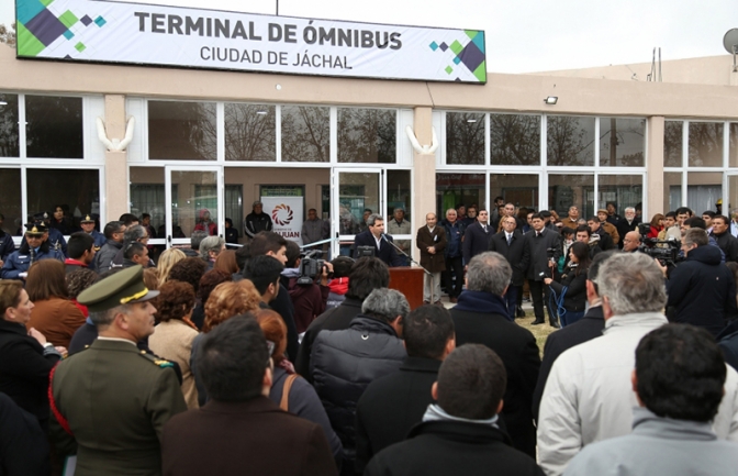 Inauguraciones y anuncios durante la conmemoración del 266 aniversario de Jáchal