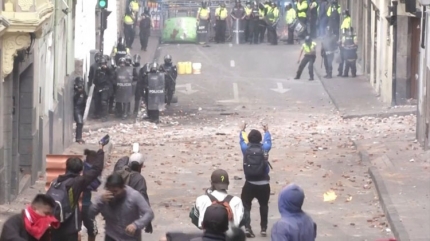 Tras el acuerdo para levantar la protesta, detuvieron a dirigentes correístas