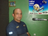 Subcomisario Fabian Correa en el programa &quot;Caida Libre&quot; en la 93.5