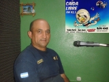 Subcomisario Fabian Correa en el programa "Caida Libre" en la 93.5