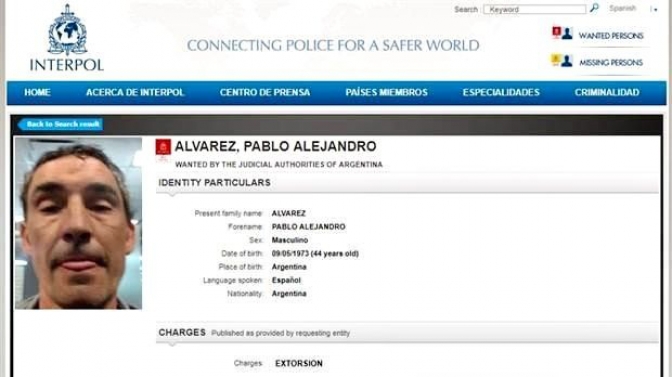 El pedido de captura de &quot;Bebote&quot; Álvarez llegó a Interpol