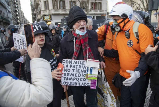 Nueva marcha “multisectorial” este miércoles por los jubilados y contra los vetos de Milei