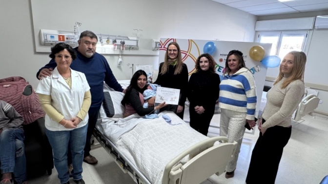 Jáchal celebró el nacimiento del bebé número 100 en la nueva Maternidad del Hospital San Roque