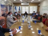 Foro de Abogados, Unión Judicial San Juan, Corte de Justicia y Colegio de Magistrados, este jueves, en la Sala de Situación y Acuerdos de la Corte.